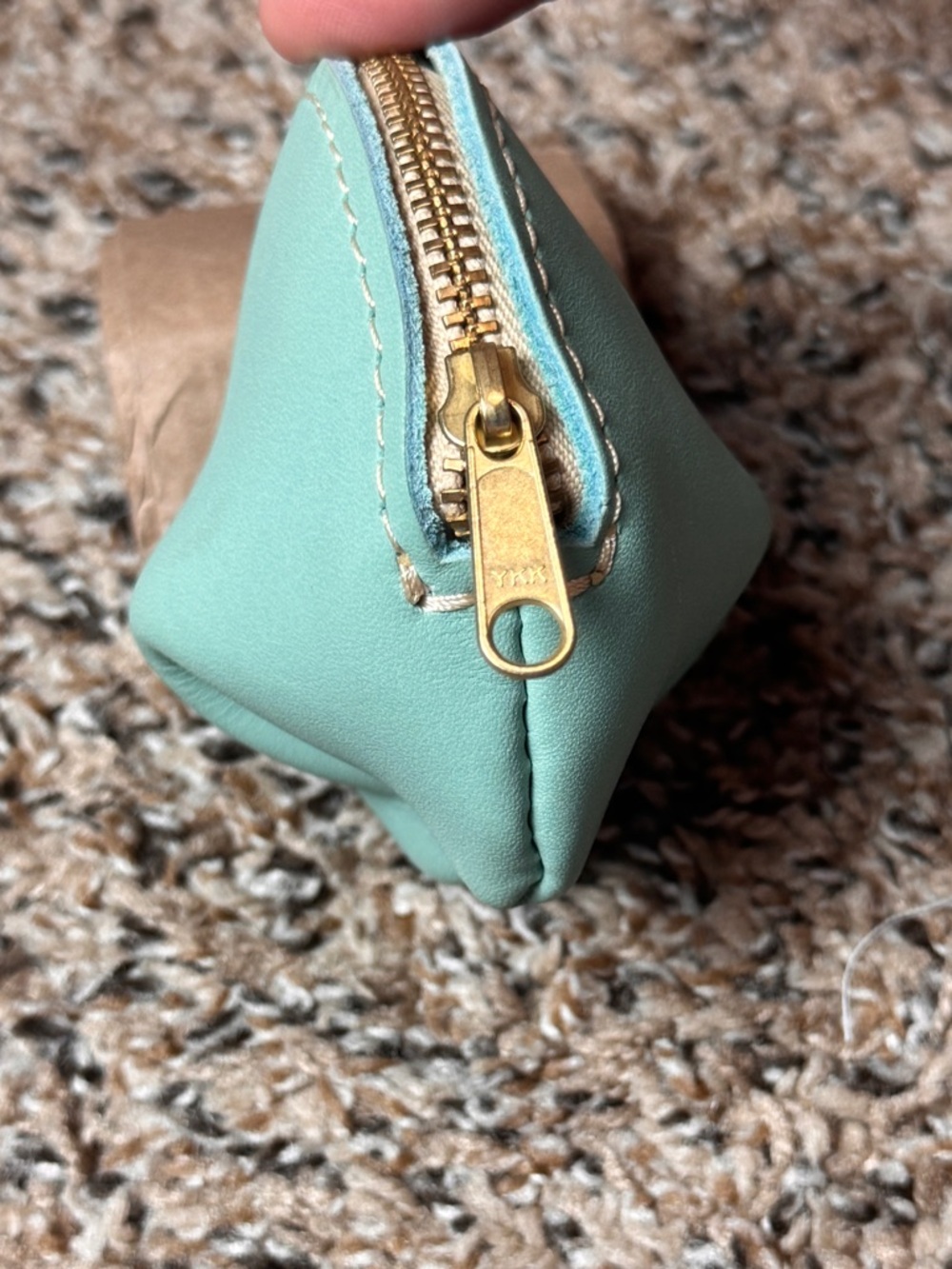 Portland Leather Goods PLG Mint Fortune Cookie Coin Pouch - Picture 4 of 8
